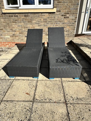 Rattan direct sun lounger - direct,