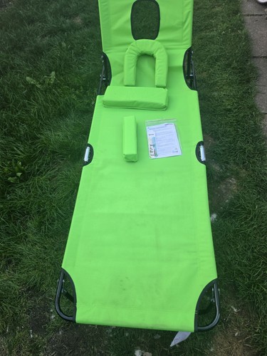 Outsunny folding sun - outsunny, lounger