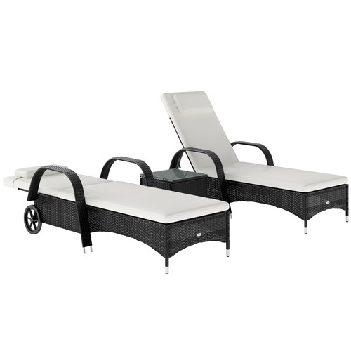 Outsunny seater rattan - seater,