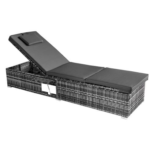 Rattan sun lounger - lounger, outdoor