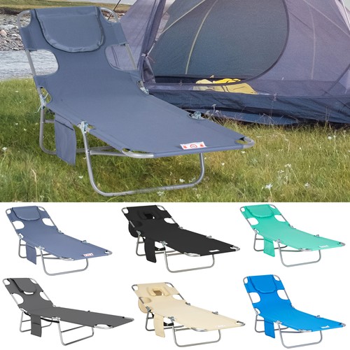 Sun lounger with reading - with, arm