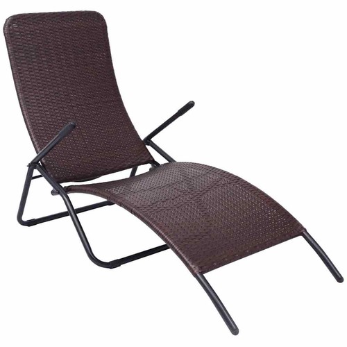 42945 folding sun lounger - 42945, poly