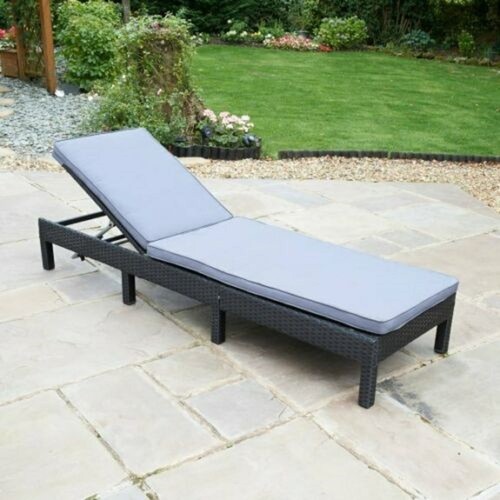 Rattan sun lounger outdoor - rattan,