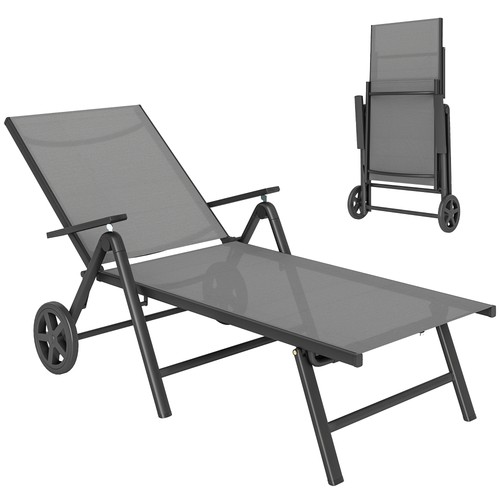 Outsunny folding sun - sun, lounger
