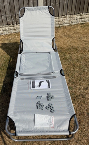 Outsunny foldable sun lounger - outsunny,