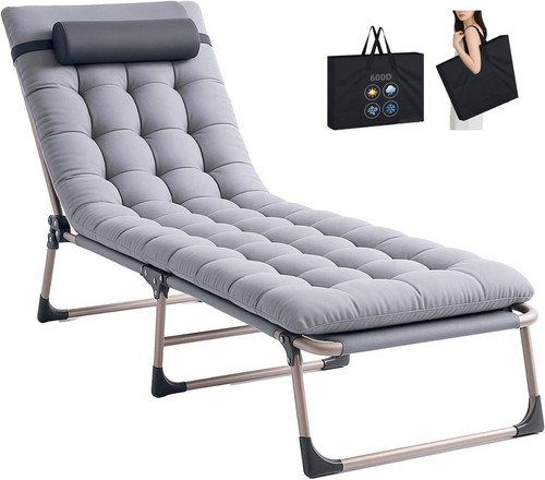 Folding garden sun lounger - folding,