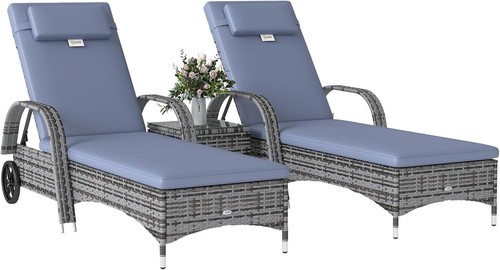 Outsunny adjustable rattan - adjustable,