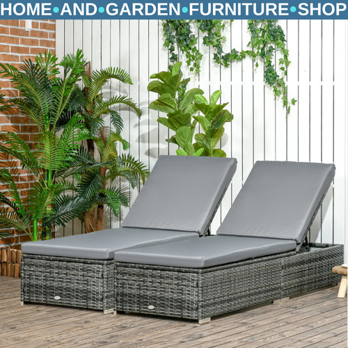 Set rattan sun - set, loungers