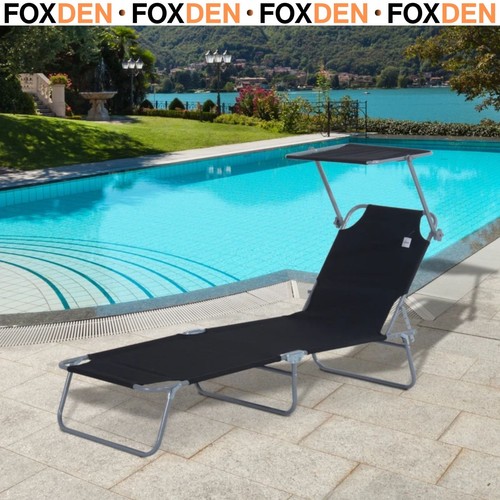 Outdoor foldable sun lounger - foldable,