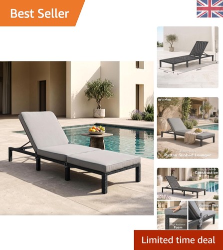 Barcelona rattan sun lounger - barcelona,
